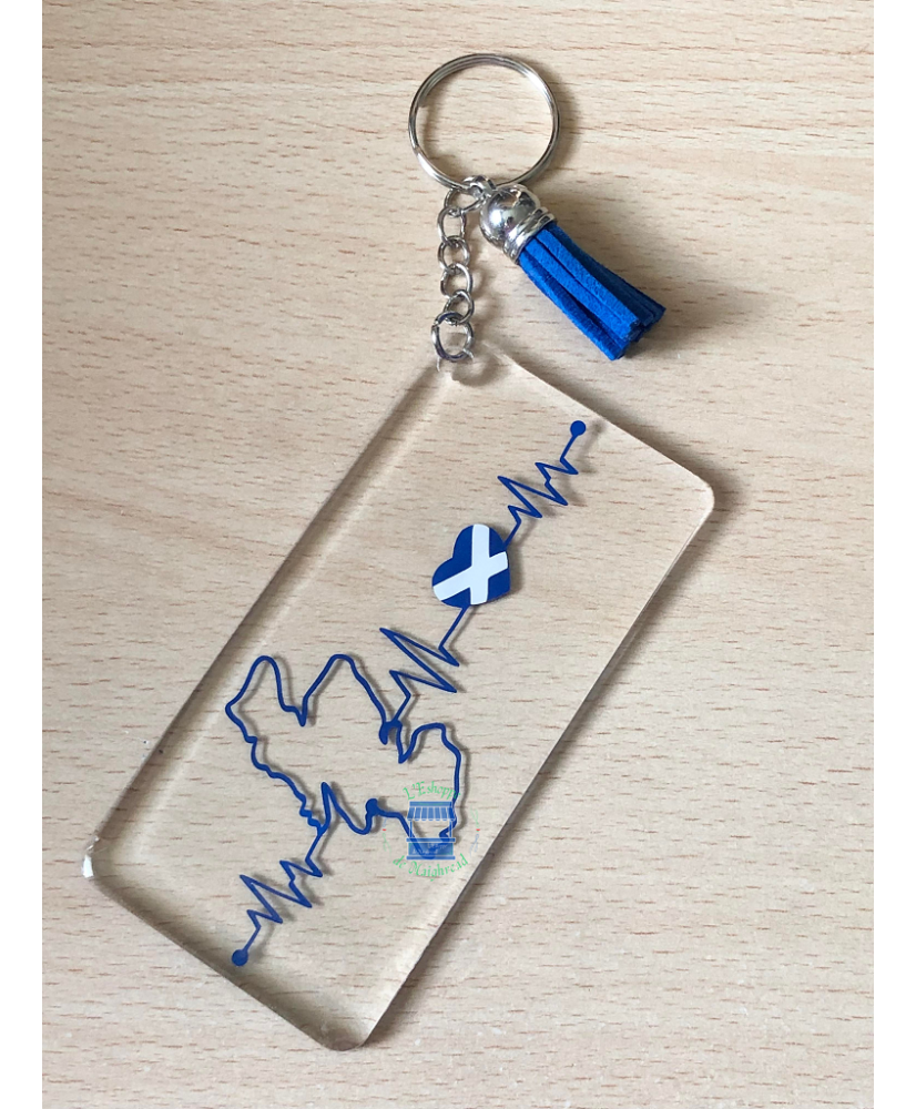 Porte-clés fréquence cardiaque Ecosse