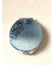 Nessie tartan blue/purple pocket mirror