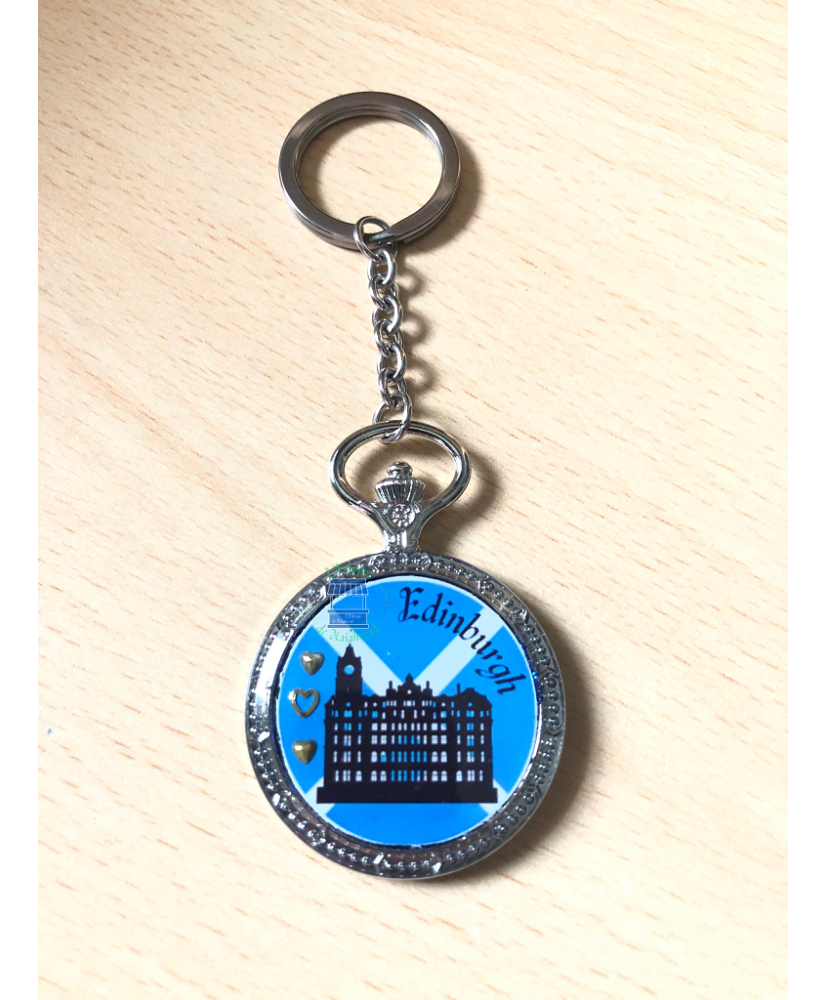 Keychain round gousset Edinburgh Balmoral Hotel