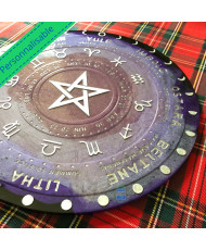 Wheel of the year pentagram CUSTOMIZABLE