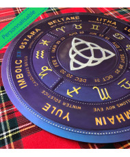 Wheel of the year triquetra CUSTOMIZABLE